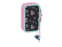 Safta Plumier Escolar Triple Cremallera 37 Piezas Colección Monster High 195x125x55 mm