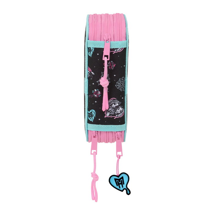 Portatodo Monster High Negro 12,5 x 19,5 x 5,5 cm 37 Piezas