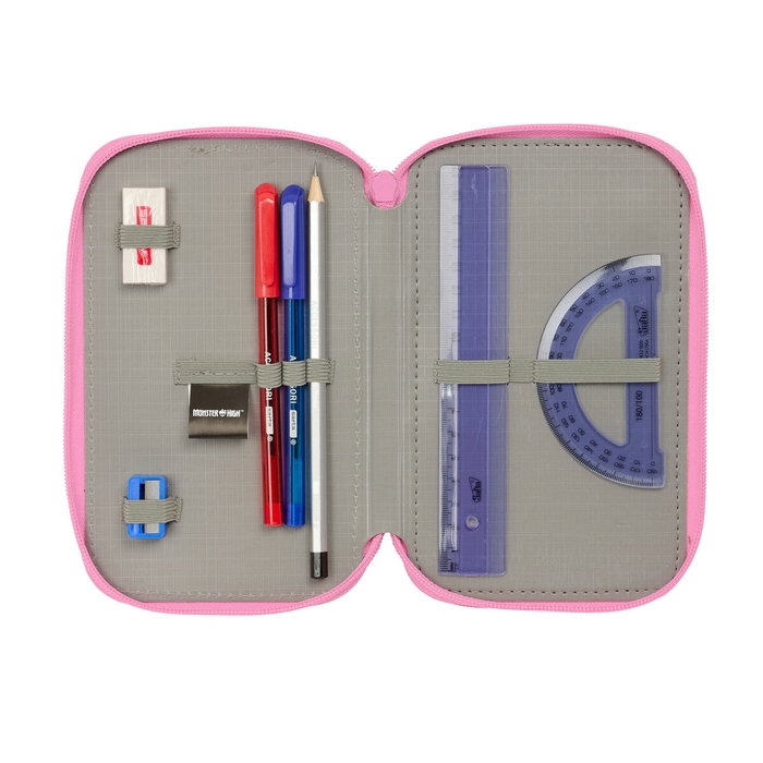 Portatodo Monster High Negro 12,5 x 19,5 x 5,5 cm 37 Piezas