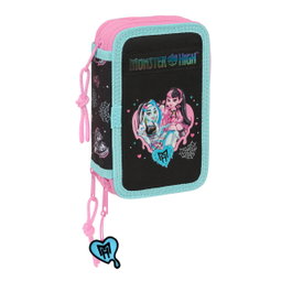 Safta Plumier Triple Monster High de 37 Piezas