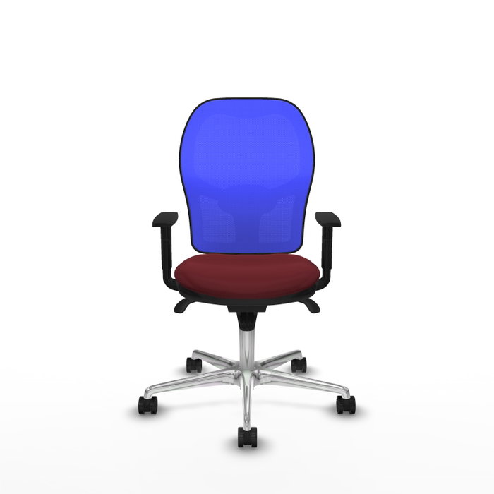 PIQUERAS Y CRESPO Silla de oficina Jorquera Granate y Azul