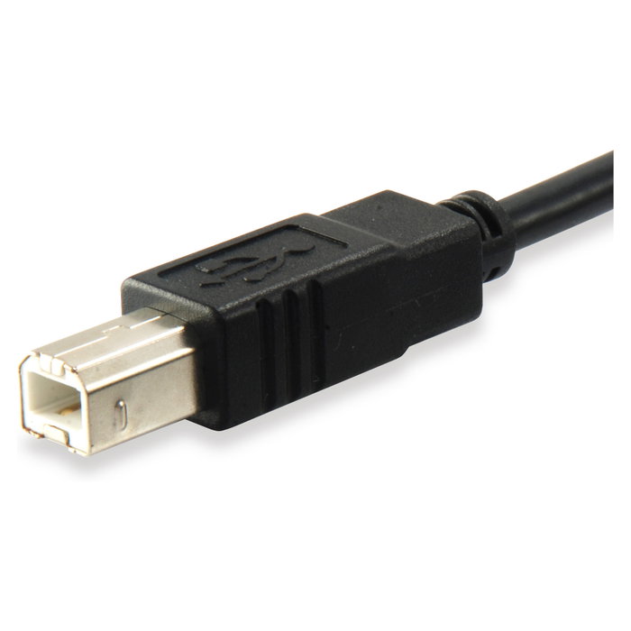 Equip Cable USB 2.0 Tipo C a USB B (Macho/Macho) 1 m Negro para Transferencia de Datos - 480 Mbps, Plug and Play, RoHS Equip Cable USB 2.0 Tipo C a USB B (Macho/Macho) 1 m Negro para Transferencia de Datos - 480 Mbps, Plug and Play, RoHS