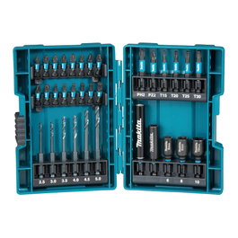 Makita B-66896 Juego de Brocas Impact Black de 32 Piezas