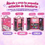 JugaToys Armario Maletín Belleza con accesorios para hacer collares y pulseras