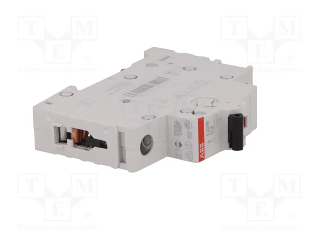 ABB S200M-C2 Interruptor magnetotérmico 1 polo 2A 10kA ABB S200M-C2 Interruptor magnetotérmico 1 polo 2A 10kA