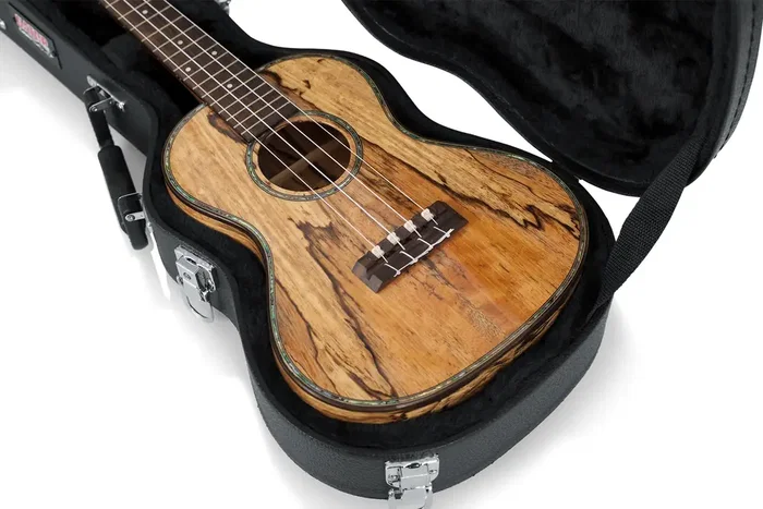 Gator Estuche de madera para ukelele tenor - Negro Gator Estuche de madera para ukelele tenor - Negro