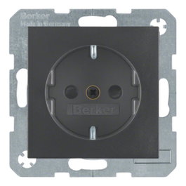 Berker 4123 16 06 Schuko-Steckdose Antracita