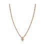 Rosefield TOC Necklace with Triple Crystals RG Dorado