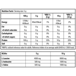 BIOTECHUSA BCAA 8:1:1 Zero Frambuesa Azul - 250G Polvo