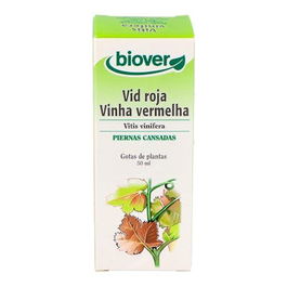 BIOVER Extracto Vitis Vinifera (Vid Roja) 50ml - Para Circulación y Piernas Cansadas