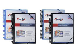 Carpeta Fundas (Tarifario) Pardo Studio Style Espiral Pp A4 80 F. Azul