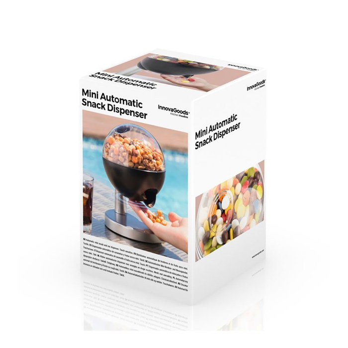 Innovagoods Mini Dispensador Automático Caramelos y Frutos Secos V0100914 con Sensor Táctil