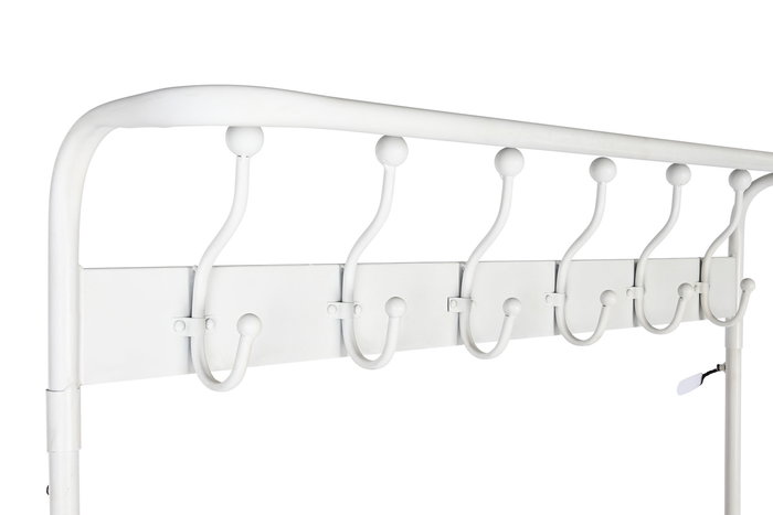 DKD Home Decor Recibidor Loft Metal Rejilla Blanco 36 x 186 x 110 cm