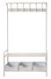 DKD Home Decor Recibidor Loft Metal Rejilla Blanco 36 x 186 x 110 cm