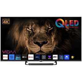 Nevir NVR-QLED200-434K2S-SMAN Televisor 43" (109 cm) QLED 4K UHD Smart TV con VIDAA HOME, HDR, 60 Hz, 3x HDMI, WiFi, Bluetooth