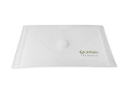 Dosier Sobre Grafoplas Pp Ecoplas Velcro 62X105Mm (Tarjeta) Transparente (Set de 10)