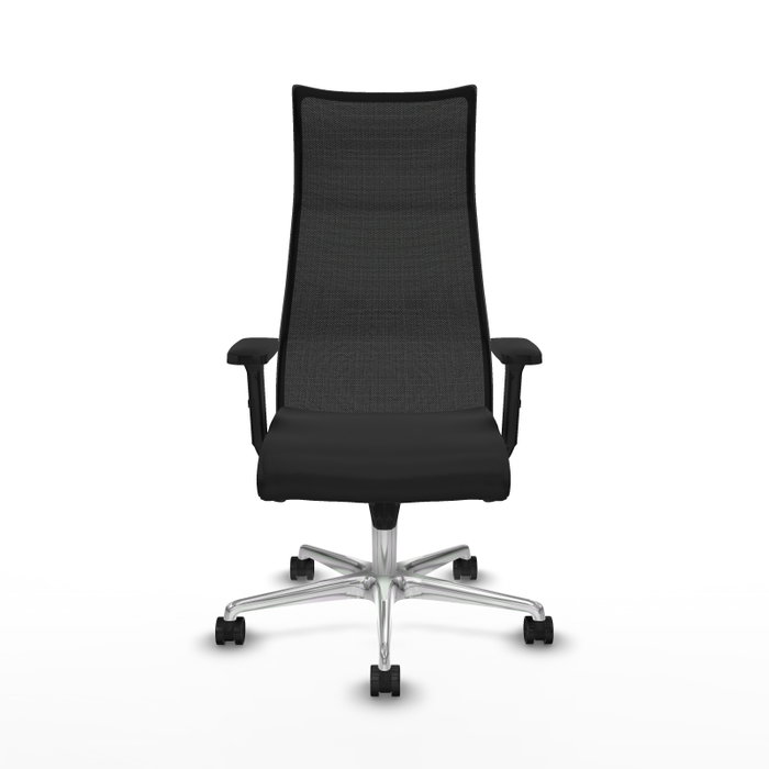 PIQUERAS Y CRESPO Sillón Albacete con mecanismo Sincro, Similpiel Negro y Base de Aluminio PIQUERAS Y CRESPO Sillón Albacete con mecanismo Sincro, Similpiel Negro y Base de Aluminio