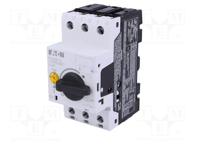 Eaton PKZM0-16 046938 Interruptor de protección de motor 3p Ir=10-16A Eaton PKZM0-16 046938 Interruptor de protección de motor 3p Ir=10-16A