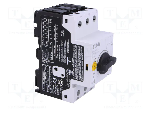 Eaton PKZM0-16 046938 Interruptor de protección de motor 3p Ir=10-16A Eaton PKZM0-16 046938 Interruptor de protección de motor 3p Ir=10-16A