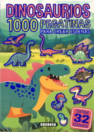 Dinosaurios. 1000 pegatinas para crear escenas, Susaeta Ediciones - SUSAETA EDICIONES