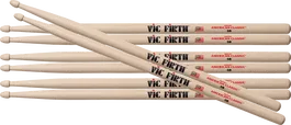 Vic Firth Baquetas American Classic 5B (Pack 3 +1)
