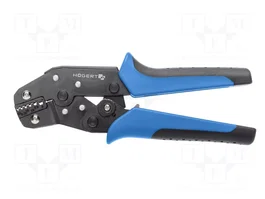HÖGERT TECHNIK Crimpadora para terminales de cable y casquillos