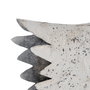 Figura Gallina Blanco Rozado Metal 17 X 43,50 X 48 cm