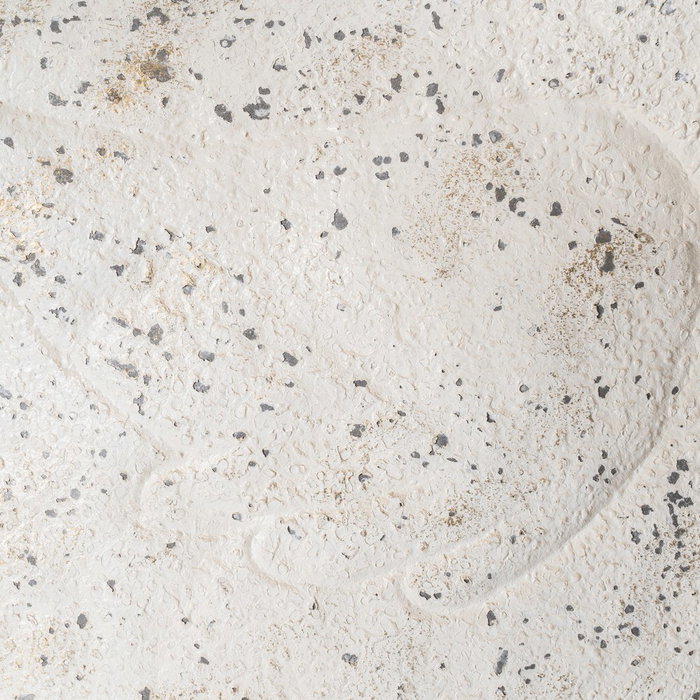 Figura Gallina Blanco Rozado Metal 17 X 43,50 X 48 cm