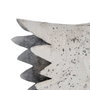 Ixia Figura Gallina Blanco Rozado Metal 17 x 43,50 x 48 cm