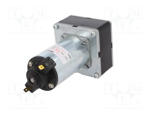 CROUZET Motor Eléctrico DC 17W 24V con Engranaje de Reducción