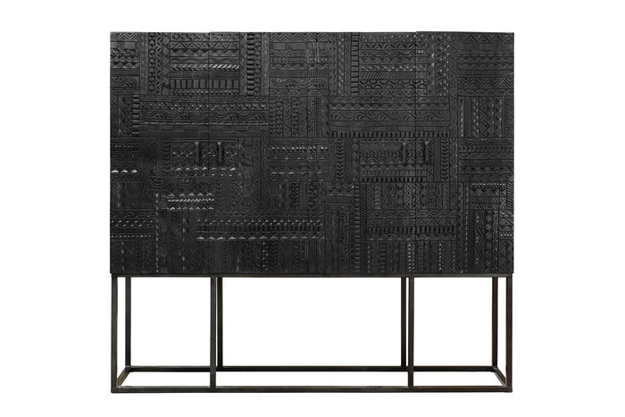 Giner y Colomer Vitrina Madera de Mango con Pata de Hierro Nogal Oscuro 160x180 cm Giner y Colomer Vitrina Madera de Mango con Pata de Hierro Nogal Oscuro 160x180 cm