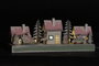 DKD Home Decor Decoración de Madera 30x6x12 con LED Surtido