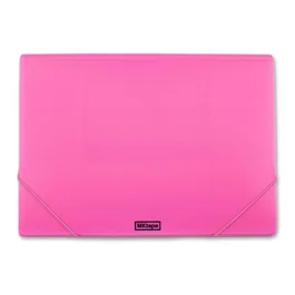 Mktape Carpeta de solapas y gomas MKT20203 A4 rosa neón