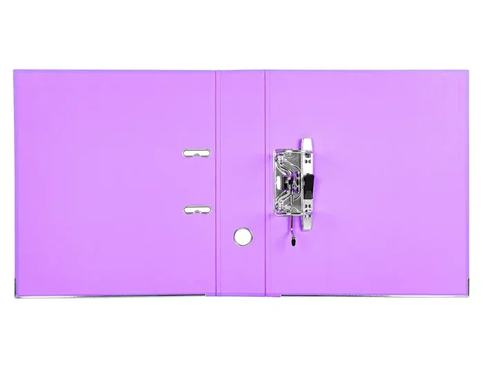 Liderpapel Archivador de palanca A4 forrado PVC lila 75 mm