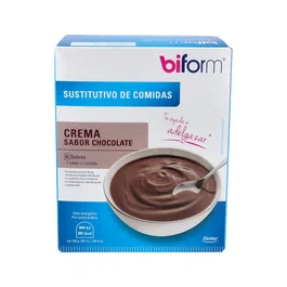 Dietisa Biform Crema de Chocolate, Batido Sustitutivo de Comida para Adelgazar, 6 Sobres, Alimento Hipocalórico con Proteínas, Vitaminas y Minerales