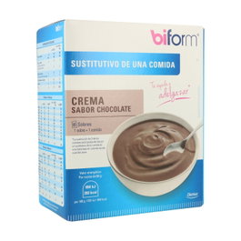 Dietisa Biform Crema de Chocolate, Batido Sustitutivo de Comida para Adelgazar, 6 Sobres, Alimento Hipocalórico con Proteínas, Vitaminas y Minerales