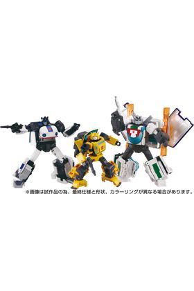 Takara Tomy Transformers Dramatic Capture Series Cybertron Chase Pack de 3 Figuras