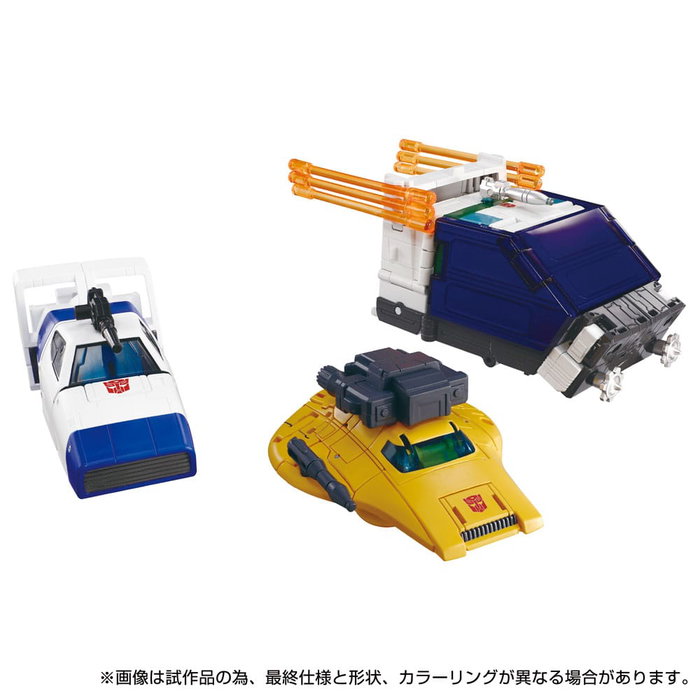 Takara Tomy Transformers Dramatic Capture Series Cybertron Chase Pack de 3 Figuras