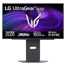 LG Monitor Gaming OLED 27GX700A-B 67.3 cm (26.5") Quad HD 2560 x 1440 0.03 ms 280 Hz WOLED HDR10 DisplayHDR True Black 500 NVIDIA G-SYNC AMD FreeSync Premium Pro Negro
