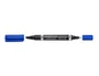 Staedtler Lumocolor Duo 348 Azul Punta 0,6 mm y 1,5 mm