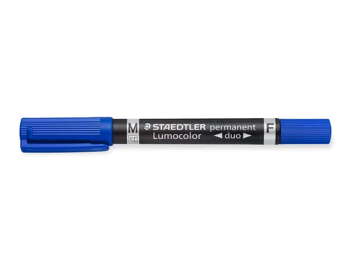 Staedtler Lumocolor Duo 348 Azul Punta 0,6 mm y 1,5 mm Staedtler Lumocolor Duo 348 Azul Punta 0,6 mm y 1,5 mm