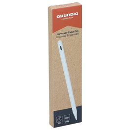 Grundig Lápiz Táctil para Pantalla sin Bluetooth, Carga USB-C, 16.7 x 0.9 x 0.9 cm