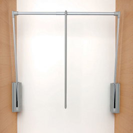 SERVETTO Perchero Abatible 2004 Extensible 1200 mm Gris