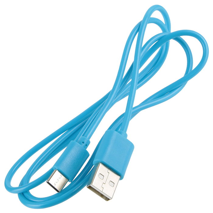 Be Mix Cable USB Tipo C High Tech 1 Metro Lila Fucsia Azul Negro