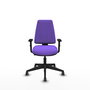PIQUERAS Y CRESPO Silla de oficina Elche Lila con Brazos 1D