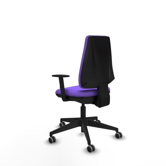 PIQUERAS Y CRESPO Silla de oficina Elche Lila con Brazos 1D PIQUERAS Y CRESPO Silla de oficina Elche Lila con Brazos 1D