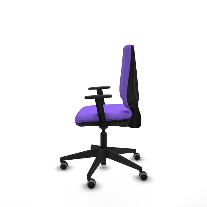 PIQUERAS Y CRESPO Silla de oficina Elche Lila con Brazos 1D PIQUERAS Y CRESPO Silla de oficina Elche Lila con Brazos 1D