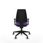 PIQUERAS Y CRESPO Silla de oficina Elche Lila con Brazos 1D