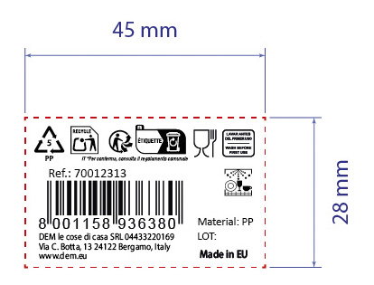 Inde Colador con Asa - Colores, Acero Inoxidable, Dimensiones 39 x 25 x 10.8 cm (12 Unidades)