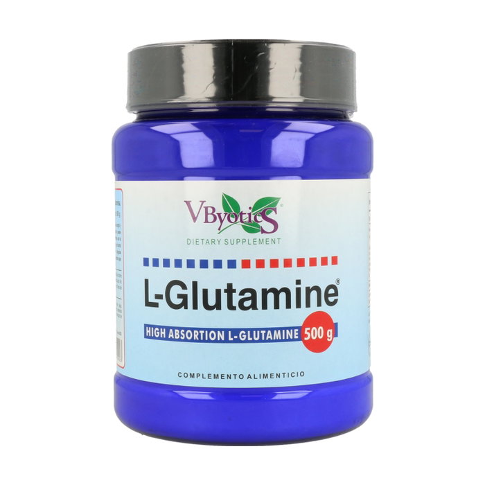 Vbyotics L-Glutamina Pura en Polvo Suplemento Alimenticio Aminoácido 500g Vbyotics L-Glutamina Pura en Polvo Suplemento Alimenticio Aminoácido 500g